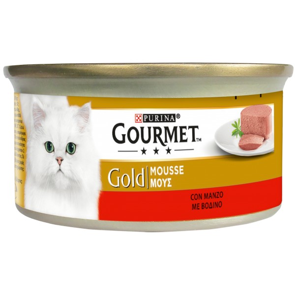 Purina Gourmet Gold con Manzo gatto