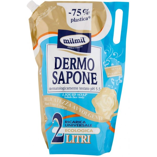 Milmil Dermo Sapone Liquido, 2L