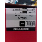Fischer friulsider 6x75/45  scatola da pz 100