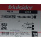 Fischer friulsider 6x45/5   100pz